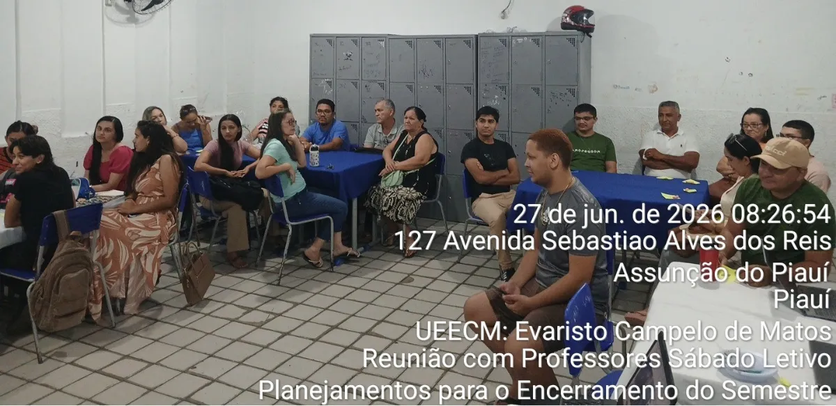 Unindo Forças: Como Foi o Nosso Sábado Letivo com os Professores na UEECM Evaristo Campelo de Matos