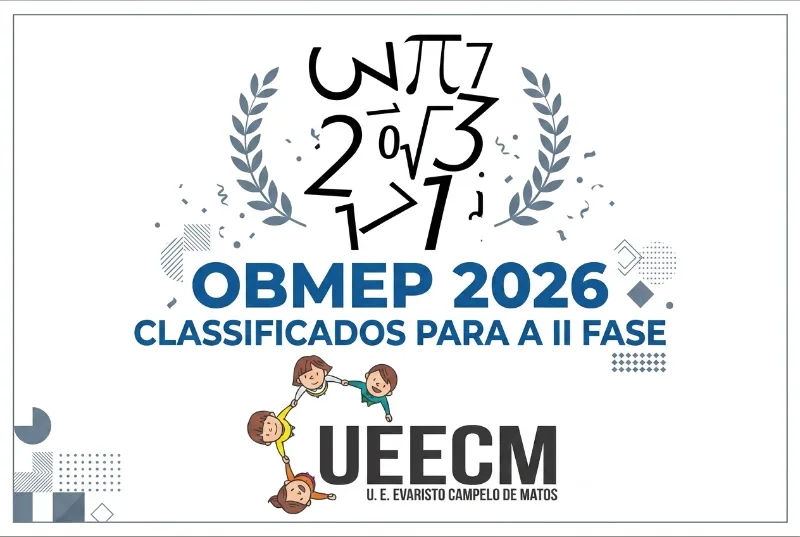 Parabéns aos alunos aprovados na primeira fase da OBMEP 2026